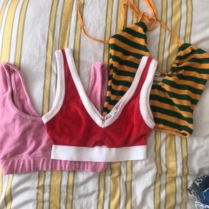 LOT of 3 XS/S BRA TOPS ZARA